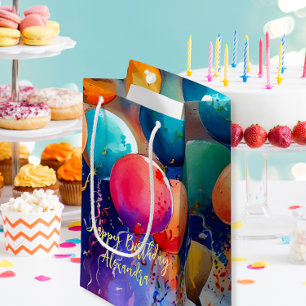 Celebrate! Custom Text Any Occasion Small Gift Bag