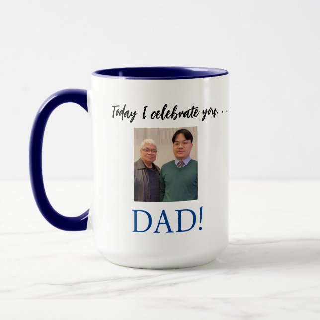 Celebrate Dad Mug (Left)