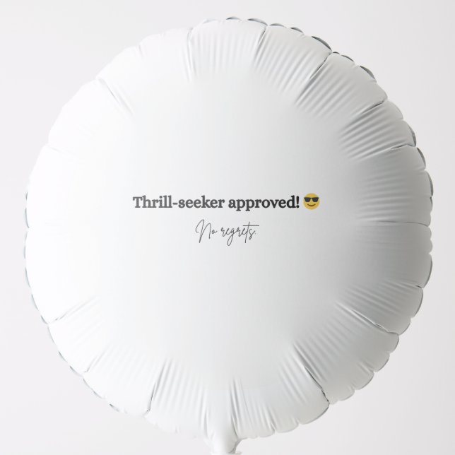 Celebrate Dare Day with fearless style Balloon (Front)