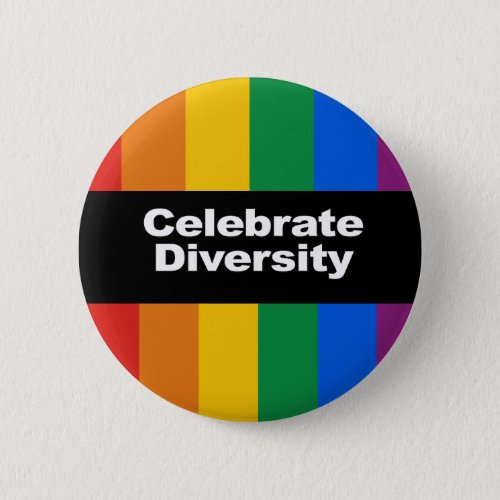 Celebrate Diversity 2 Pinback Button