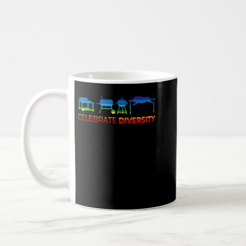 Celebrate Diversity BBQ Coffee Mug