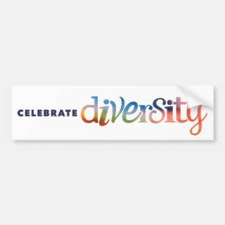 Celebrate Diversity Bumper Sticker