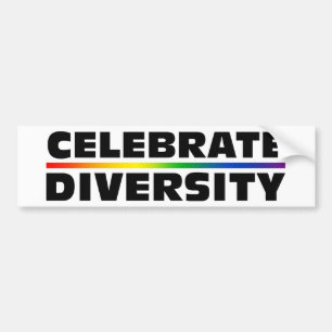 Celebrate Diversity Bumper Sticker