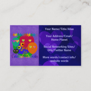Celebrate Diversity Business Card