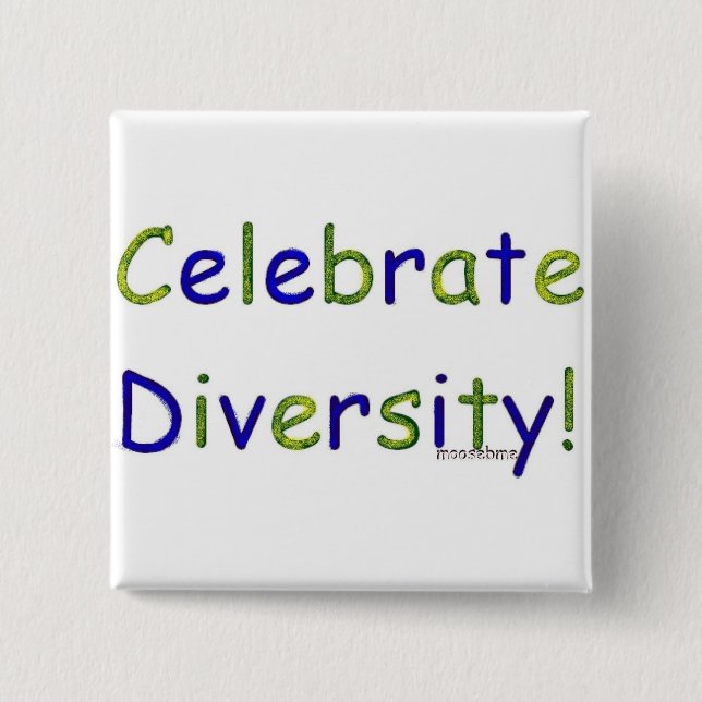 Celebrate Diversity Button (Front)