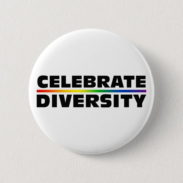 Celebrate Diversity Button (Front)
