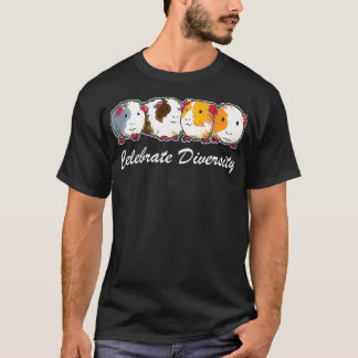 Celebrate Diversity Guinea Pig T-Shirt