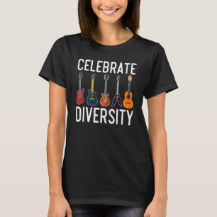 Celebrate Diversity Guitarist Collection T-Shirt