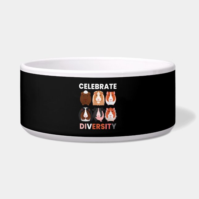 celebrate diversity i rodent animal sweet guinea p bowl (Front)