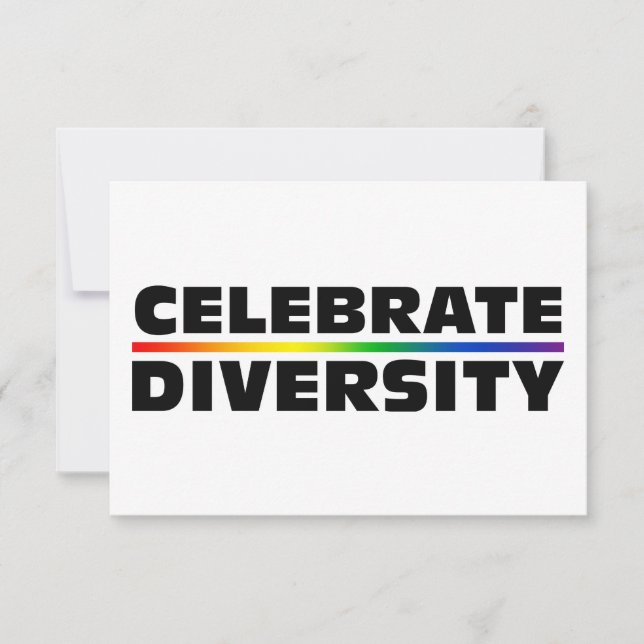Celebrate Diversity Invitation (Front)