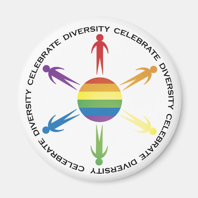 Celebrate Diversity Magnet (Front)