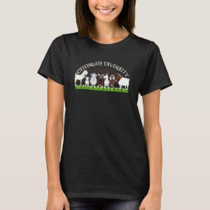 Celebrate Diversity Pet Goats For Goat T-Shirt