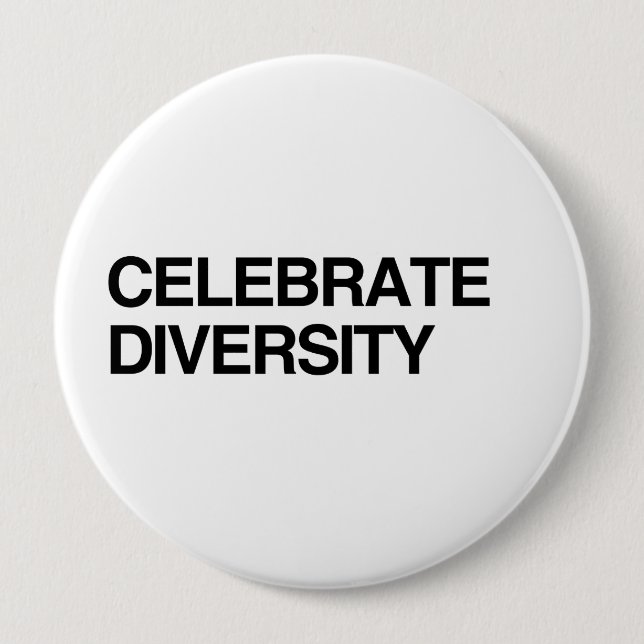 CELEBRATE DIVERSITY PINBACK BUTTON (Front)