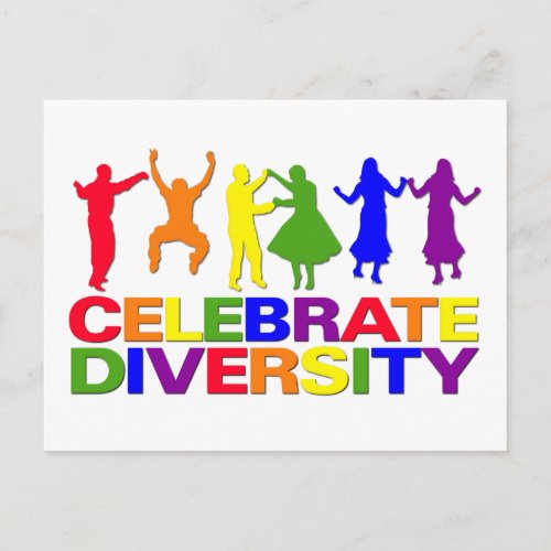 Celebrate Diversity postcard
