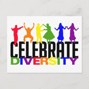 Celebrate Diversity postcard