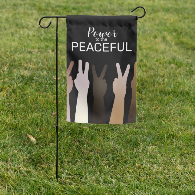Celebrate Diversity | Power to the People Garden Flag (In SItu)