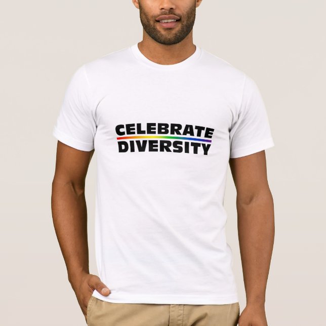 Celebrate Diversity T-Shirt (Front)