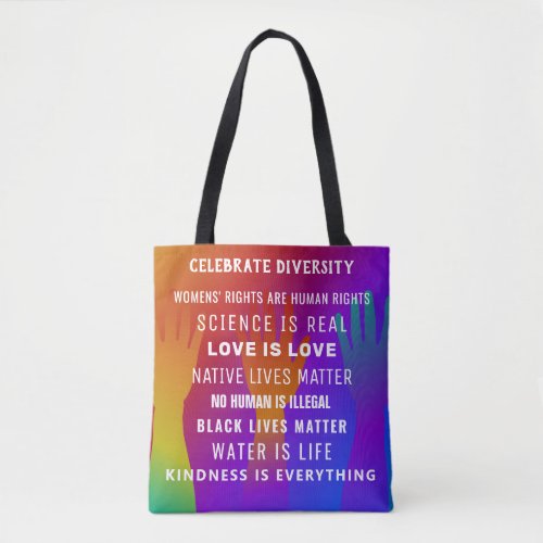 Celebrate Diversity Tote Bag