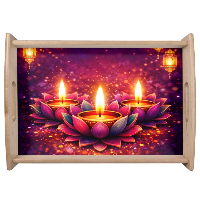 Celebrate Diwali Festival, Serving Tray (Front)