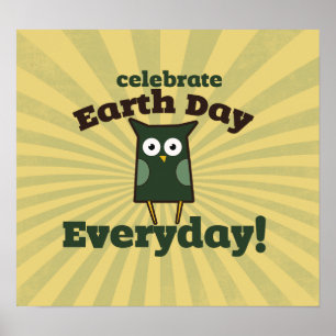Celebrate earth day every day poster