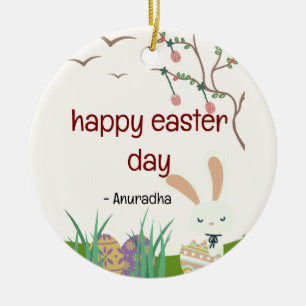 Celebrate Easter: A Day of Joy and Renewal Ceramic Ornament