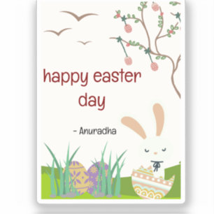 Celebrate Easter: A Day of Joy and Renewal Sticker