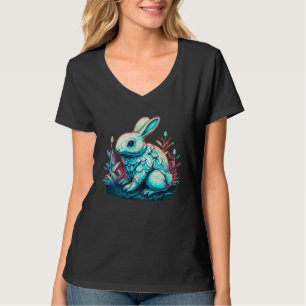 Celebrate Easter in style Cool Bunny Egg Illustrat T-Shirt