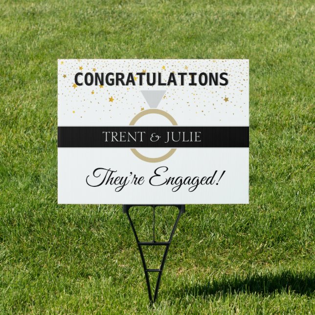 Celebrate! Engagement Party Yard Sign (Insitu)