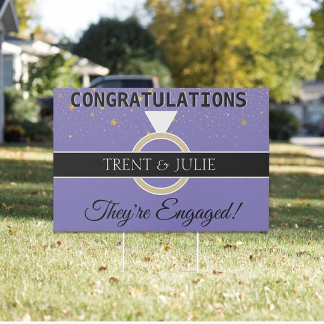 Celebrate! Engagement Party Yard Sign (Creator Uploaded)