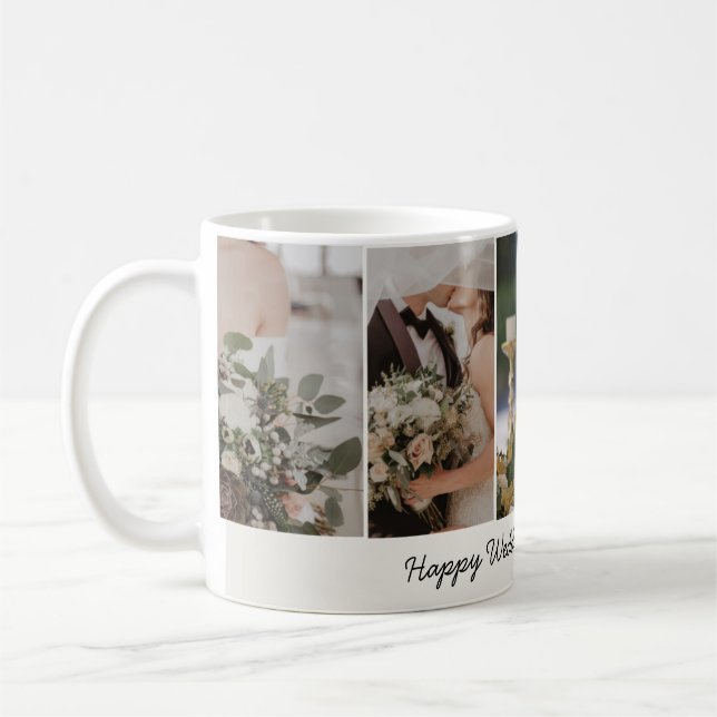 "Celebrate Eternal Love - Anniversary Photo Mug" Coffee Mug (Left)