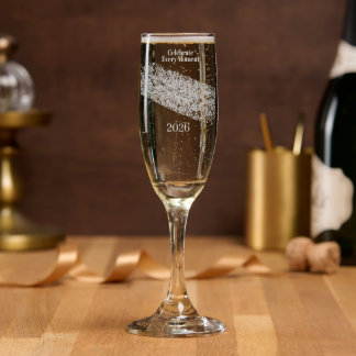 Celebrate Every Moment Champagne Flutes