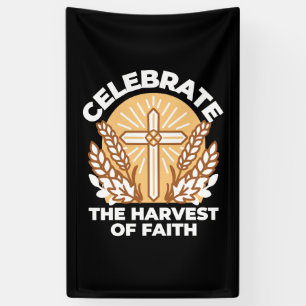 Celebrate Faith with Harvest – Inspirational Art Banner