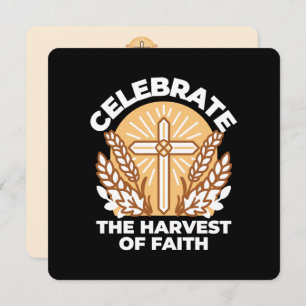 Celebrate Faith with Harvest – Inspirational Art Invitation