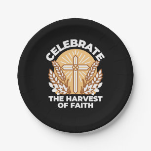Celebrate Faith with Harvest – Inspirational Art Paper Plates
