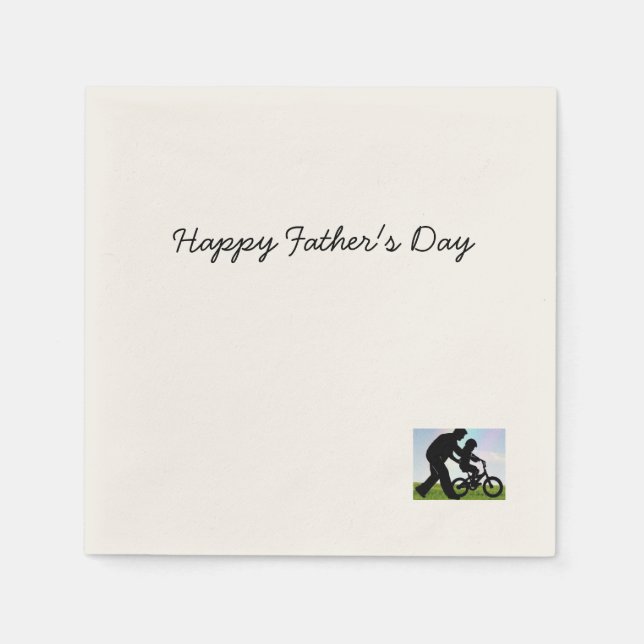 Celebrate Father's Day with Custom Comic-Style Pap Napkins (Front)