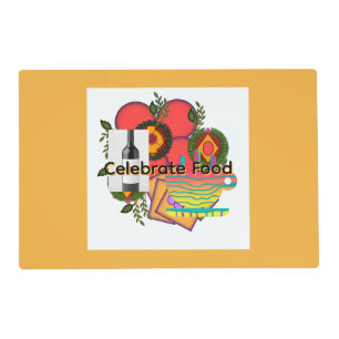 Celebrate Food Placemat