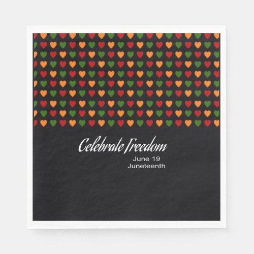 Celebrate Freedom Juneteenth Napkins