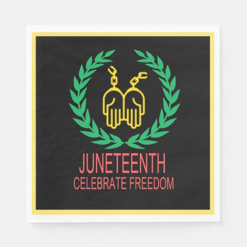 Celebrate Freedom Juneteenth Napkins