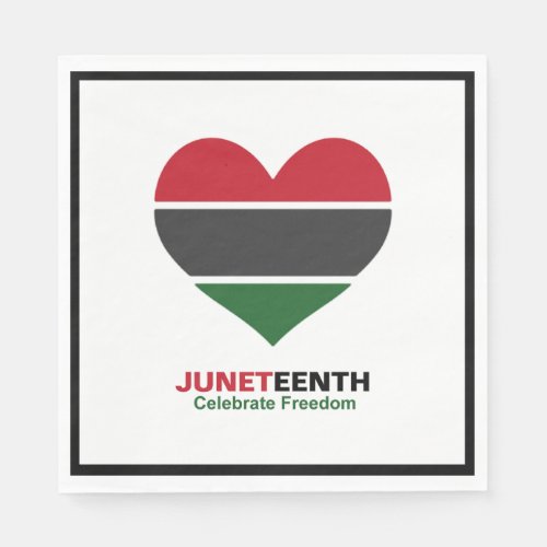 Celebrate Freedom Juneteenth Napkins