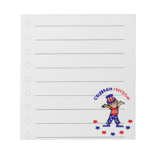 Celebrate Freedom  Notepad