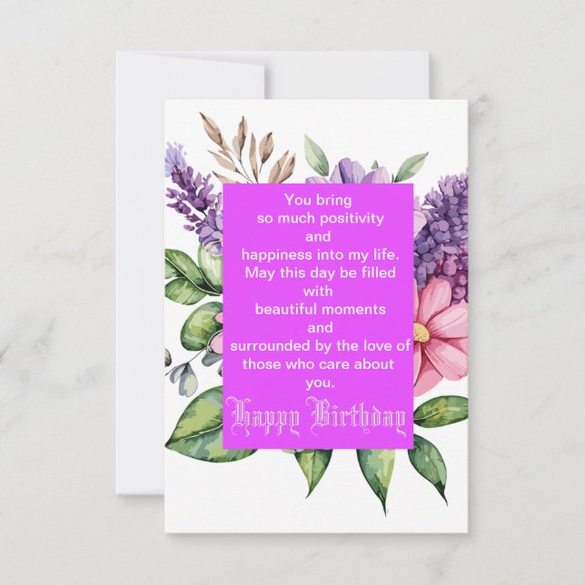 Celebrate friend's birthday card (Front)