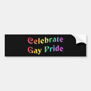 Celebrate Gay Pride Bumper Sticker