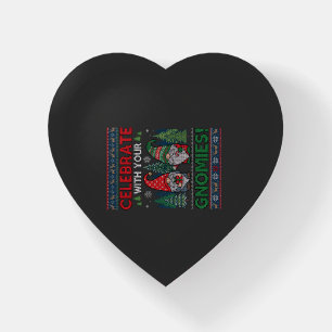 Celebrate Gnomies Christmas Gnomes Trees Reindeer Paperweight