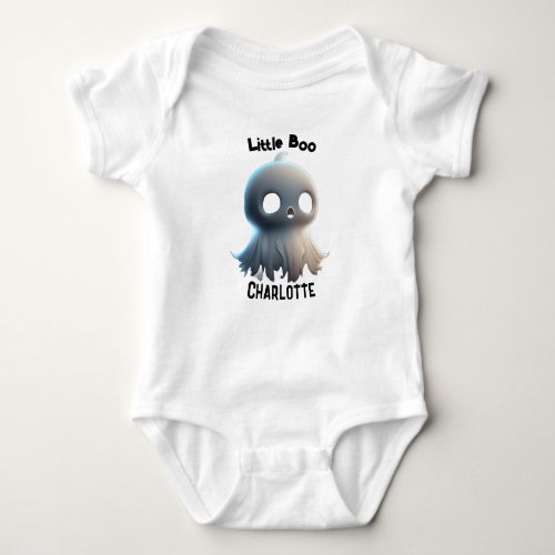 Celebrate Halloween with Cute Little Boo Baby Bodysuit