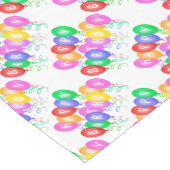 Celebrate Happy Birthday Short Table Runner | Zazzle