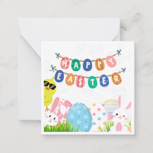 Celebrate happy Easter day with this card Note Card