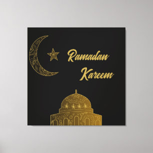 Celebrate Happy Ramadan Kareem 2026 Canvas Print
