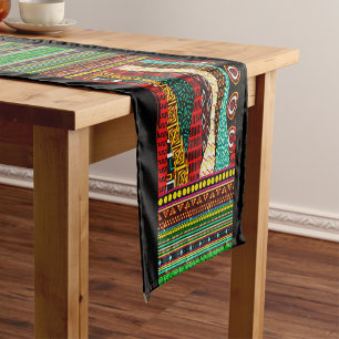 “Celebrate Heritage, Embrace Color” Short Table Runner