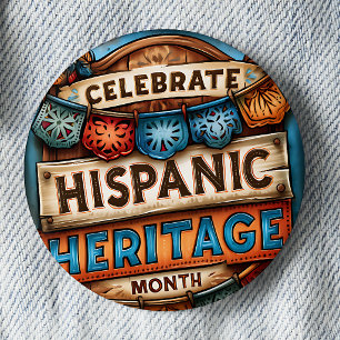 Celebrate Hispanic Heritage Month Button