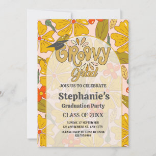 Celebrate in Style! Groovy Boho Graduation Invitation